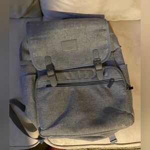 HFSX anti theft grey backpack unisex